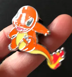 3 X Pokemon Pin Badge Charmander Squirtle Bulbasaur GO Kanto Starters 2021 - Image 3