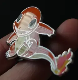 3 X Pokemon Pin Badge Charmander Squirtle Bulbasaur GO Kanto Starters 2021 - Image 4