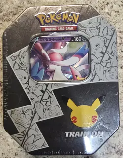 Pokemon TCG 25th Anniversary Celebrations Tin Dark Sylveon V Factory Sealed - Image 1