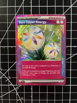 Pokemon TCG - Neo Upper Energy 162/162 - Temporal Forces - Ace Special Rare - NM - Image 1