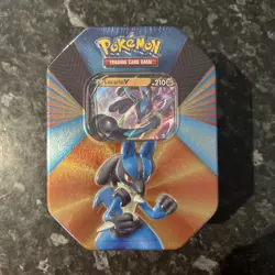 Pokemon TCG Lucario V Forces Tin NEW & SEALED - Image 1