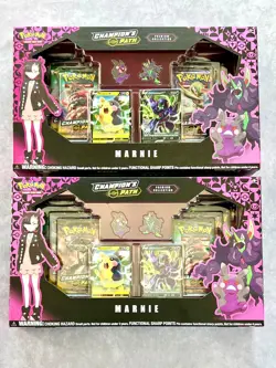 Pokemon Champion’s Path Marnie Premium Collection Lot of 2 - Factory Sealed - Image 1