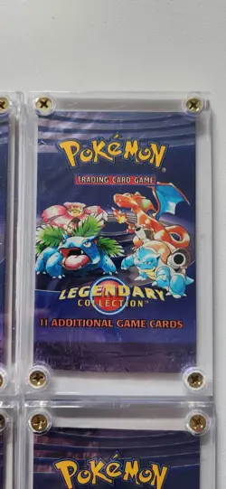 Wizards of the Coast Pokemon, Empty Booster Packs, Legendary Collection, ALL 4 - Image 5