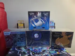 Lot of 4 ETBs: Pokemon Center Pokemon Go Phantasmal Flames Shining Fates w/Cases - Image 1