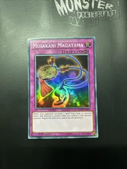 YUGIOH MUSAKANI MAGATAMA SUPER RARE SPWA-EN055 1ST EDITION - Image 1