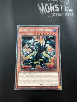 YUGIOH RED-EYES BLACK FULLMETAL DRAGON STARLIGHT RARE MP25-EN014 1ST EDITION - Image 1