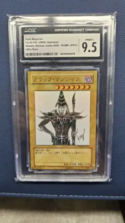 Yu-Gi-Oh! TCG OCG Dark Magician Wjmp-jp012 Ultra Rare Cgc 9.5 - Image 1