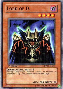 Lord Of D. DPKB-EN009 Yu-Gi-Oh! Light Play 1st Edition - Image 1