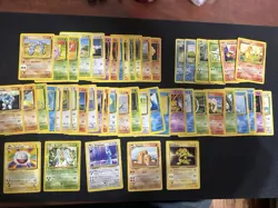 Pokemon TCG wotc Base Set Lot Of 50 Cards - Image 1