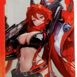 Red Hood NIKKE The Goddess of Victory Metallic Pass Collection Ver.2 Cards Japan - Image 3
