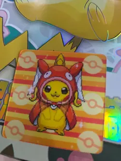 Pokemon 3D Lenticular card Pikachu Magikarp - Image 1