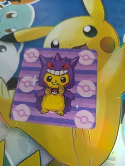 Pikachu Gengar Pokemon 3D Lenticular card - Image 1