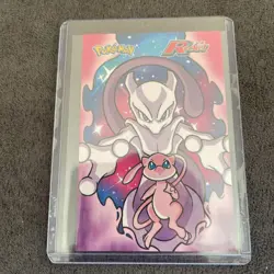 Mew & Mewtwo - Cracked Ice Holo - Team Rocket Card Database - Pokemon Card - Image 1