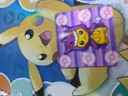 Pokemon 3D Lenticular card Pikachu Poncho Gengar - Image 1