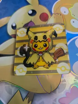 Pokemon 3D Lenticular card Pikachu Poncho Mimikyu - Image 1