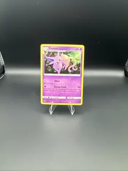 Pokemon TCG Espeon Card 89/214 Sun & Moon Lost Thunder Holo Rare - Image 1