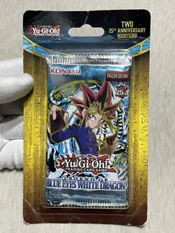 Yugioh "Legend of Blue-Eyes LOB" 9-Card 25th Anniversary Sealed Booster Pack X1 - Image 1
