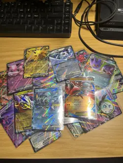 Pokemon Card Lot 58x V / ex / GX / Mega - Freshly Pulled UPC - NM/M - Image 1