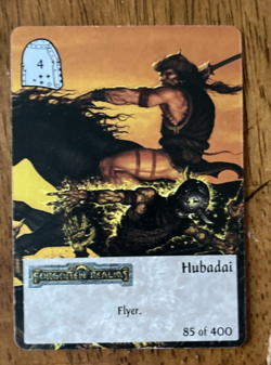 Spellfire CCG Rare Card Hubadai - 1st Edition 85 of 400 - Image 1