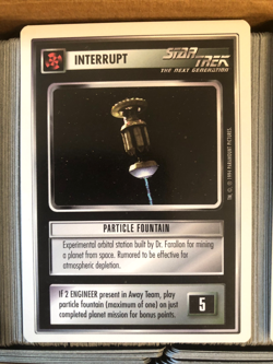 🔥Star Trek CCG Mixed Lot ~900 Bulk Cards - White Border (WB) Alpha C & U #14🔥 - Image 3