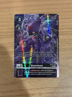 Digimon Card Game Vemmon Alternate Art BT21-056 World Convergence - Image 1