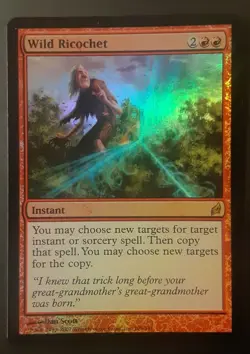 Ricochet incontrole FOIL / PREMIUM - English Wild ricochet - Magic Mtg - - Image 1