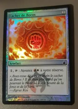 PREMIUM / FOIL Boros Stamp - French Boros Signet - Magic mtg - Image 1