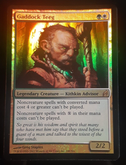 Gaddock Teeg PREMIUM / FOIL - English Gaddock Teeg - Magic mtg - Image 1