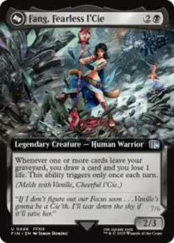 Fang, Fearless l'Cie Final Fantasy (FIN) 446 MTG Regular NM - Image 1