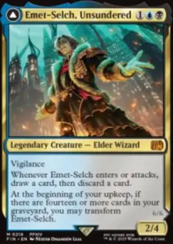 Emet-Selch, Unsundered // Hades, Sorcerer of Eld (FIN) 218 MTG Regular NM - Image 1