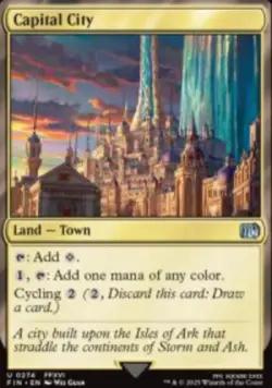 Capital City Final Fantasy (FIN) 274 MTG Foil NM - Image 1