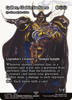 Golbez, Clad In Darkness // Syr Konrad, the Grim (FCA) 10 MTG Regular NM - Image 1