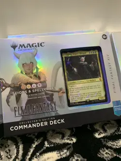 Magic The Gathering MTG FF Final Fantasy Collector Commander Deck Complete 4 Set - Image 3