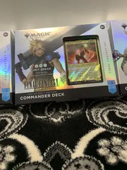 Magic The Gathering MTG FF Final Fantasy Collector Commander Deck Complete 4 Set - Image 4