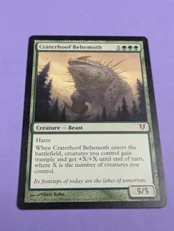MTG Magic: Avacyn Restored: Craterhoof Behemoth #172/244 Mythic - LP - Image 1