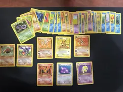 Pokemon TCG Wotc Fossil Unlimited Lot Of 32 Cards - Image 1