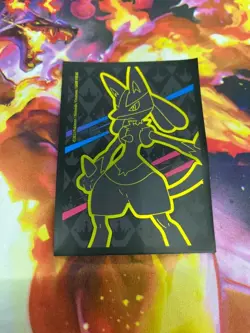 (x1) Crown Zenith Lucario Individual Card Sleeve Pokemon Ultra Pro Sleeves - Image 1