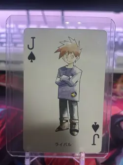 Pokemon Rival Jack of Spades Blue Blastoise Deck Playing Card Poker Nintendo NM! - Image 1