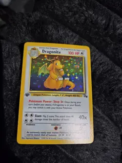 Pokemon 1st Edition Dragonite Fossil Holo Rare 4/62 - Image 2