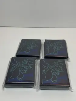LOT x 4 Pokemon TCG Phantasmal Flames Mega Charizard X Sleeves Pack (260 Total) - Image 2