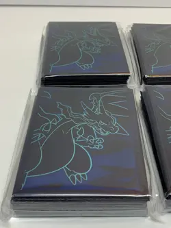 LOT x 4 Pokemon TCG Phantasmal Flames Mega Charizard X Sleeves Pack (260 Total) - Image 3