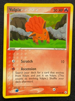 Pokemon TCG Vulpix 81/101 Reverse Holo Ex Hidden Legends LP - Image 1
