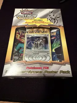 Pokemon Platinum Arceus Double Poster Box With booster packs Super Rare MINT! - Image 1