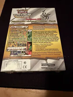 Pokemon Platinum Arceus Double Poster Box With booster packs Super Rare MINT! - Image 2