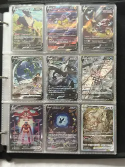 Huge Pokemon Sword and Shield/S&M Binder Lot Lugia Rayquaza Alt Art Holos IR NM - Image 1