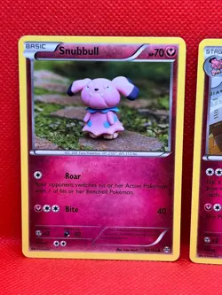 Pokemon Tcg Snubbull 98/162 & Granbull 99/162 BREAKthrough Non Holo - Image 2
