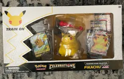 New Sealed Pokemon TCG 25th Celebrations Pikachu VMax Premium Figure Collection - Image 1