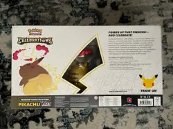 New Sealed Pokemon TCG 25th Celebrations Pikachu VMax Premium Figure Collection - Image 4
