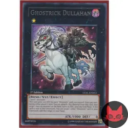 Yugioh Ghostrick Dullahan LVAL-EN053 Rare 1st Edition NM - Image 1