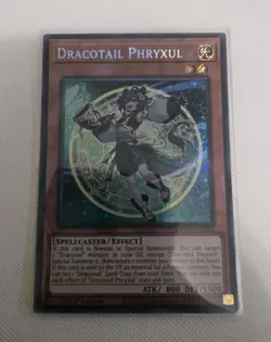 Dracotail Phryxul DOOD-EN023 Secret Rare 1st Edition NM Yugioh - Image 1